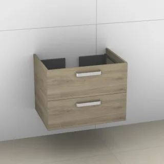 Artiqua 412 Waschtischunterschrank für Ventuno T0017 Sanremo Eiche quer NB, 412-WU2L-I24-7145-428 412-WU2L-I24-7145-428