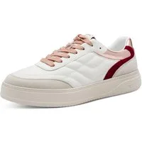 Tamaris Plateausneaker, Freizeitschuh, Halbschuh, Schnürschuh mit trendiger Ziersteppung