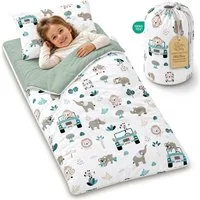 Totsy Baby Kinderschlafsack mit Kissen & Reißverschluss für Baby 3-7 Jahre Indoor