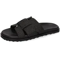 Melvin & Hamilton Petra 6 Leder-Geflochtene Schuhe für Damen Pantolette Flache Absätze, Echtes Leder