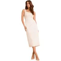 LIPSY Midikleid Lipsy Midikleid mit Paillettenmieder, Regular (1-tlg)