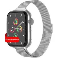 S&T Design Smartwatch-Armband Armband für Apple Watch Edelstahl Magnetisch Mesh Milanaise Dünn, Kompatibel mit Apple Watch 38 / 40 / 41/ 42 / 44 / 45 / 46 / 49 Dünn