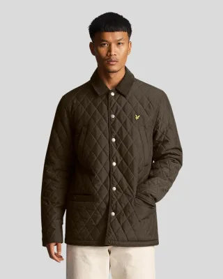 Lyle & Scott – Steppjacke in Olivgrün