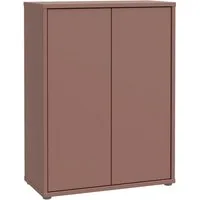 FORTE Schuhschrank Alice Springs, Schuhschrank, Platz für 15 Paar Schuhe, 2 Türen (B/H/T 74,5/99,1/34,9 cm) Stauraumschrank, Mehrzweckschrank, grifflose Front, Push to open