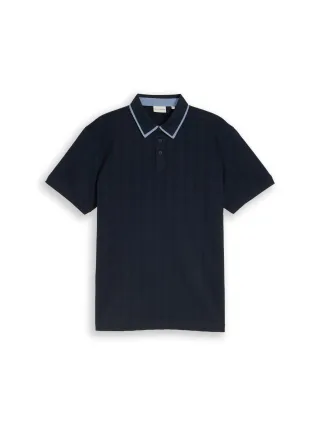 Tom Tailor - Poloshirt aus Baumwolle sky captain blue - Gr. - S