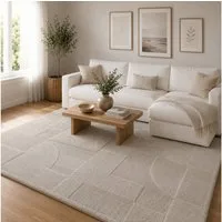 Pergamon Hochflor-Teppich Designer Teppich Nosy Modern, Rechteckig, Höhe: 13 mm
