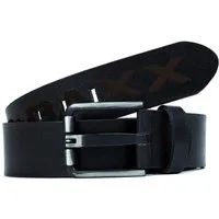 Cipo & Baxx Ledergürtel Herren Gürtel BA-CG110 (1-St) Schnalle aus gebürsteten Metall im Casual Style