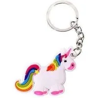 LG Designs Anhänger Schlüssel Einhorn Schlüsselanhänger- Mitgebsel Unicorn Party (1-tlg)