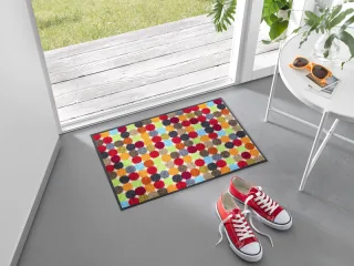 Mikado Dots wash +dry Fußmatte | Größe: 40x60cm