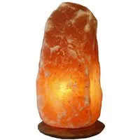 Wagner Life Design Salzkristall-Tischlampe Rock, Leuchtmittel wechselbar, Warmweiß, Handgefertigt - jeder Stein ein Unikat, H: ca.29 cm, ca.7-10 kg