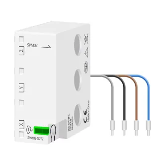Zemismart Zigbee3.0 Smart Energy Meter 63A 3 Phase Power Monitor Sensor Real Time Consumption Clamp Works with Home Assi