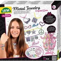 Lena® Kreativset Metal Jewelry Crystal Gem, Made in Europe