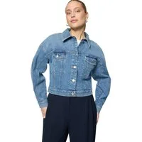 Zero Jackenblazer Damen kurz mit Knopfleiste Knopfleiste