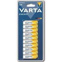 VARTA VARTA Batterie Alkaline, Mignon, AA, LR06, 1.5V, Energy, 30 Stück Batterie