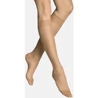ITEM m6 Kniestrümpfe Invisible 15 DEN Echte Kompression, Nude-Look, ultrahaltbar, leicht, made in Germany