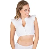 Stockerpoint Dirndlbluse Dirndlbluse - FLEUR - weiß
