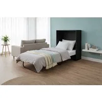 Home affaire Schrankbett Sognum als Gästebett nutzbar, Wandklappbett in Kommodenoptik (in den Farben weiß, schwarz und kaschmir erhältlich) inkl. Matratze, platzsparendes Klappbett, optimal für kleine Räume