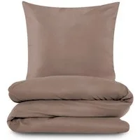 TRENDBUY24 Bettwäsche Bettwäsche Bettgarnitur 135x200 155x220 200x200 Mikrofaser 2tlg, Mikrofaser, 2 teilig, verdeckter Reißverschluss