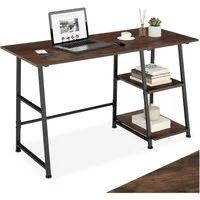 tectake Schreibtisch Computertisch Paisley 120x50x73,5cm (1-St., 1 tlg), Rustikaler Schreibtisch im schnörkellosen Industrial Style