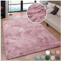 OTTO home Hochflor-Teppich Valeria, Fellteppich, kuschelig, flauschig, rechteckig, Höhe: 60 mm, Kunstfell, weiche Teppiche, Wohnzimmer, Schlafzimmer, Esszimmer