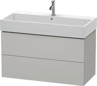 Duravit L-Cube Waschtischunterbau wandhängend Betongrau Matt 984x459x544 mm - LC627800707 LC627800707