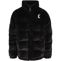 Karl Kani Winterjacke Karl Kani Herren KM214-014-1 OG Fake Fur Puffer Jacket black (1-St)