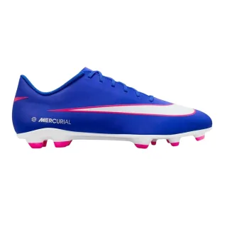 Nike - "Mercurial" Fußballschuhe mit festem Boden für Herren/Damen Unisex (Blau/Weiß/Pink)