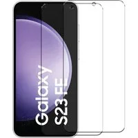 CoolGadget Schutzfolie Panzerfolie für Samsung Galaxy S23 FE, (9H Härtegrad, 2x Schutzglas, 1xReinigungset), Panzer Schutzfolie 2 Stück für Samsung Galaxy S23 FE Glas Folie