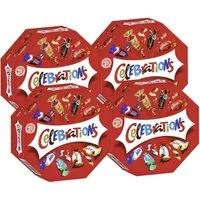 Mars GmbH Süßigkeit CELEBRATIONS Geschenkbox 4x 186g