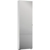 Home affaire Schuhschrank Tozzi, Schuhregal, Schuhkommode, hochglanz lackiert, nur 20 cm tief mit 1 Spiegeltür und sanft schließende Tür, Breite 60 cm,Höhe 200 cm