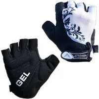 ATTONO Fahrradhandschuhe Damen Sommer Fahrrad Handschuhe: Gel-Polsterung & Air-Mesh