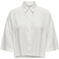ONLY Blusentop ONLASTRID LIFE 2/4 CROP SHIRT WVN N