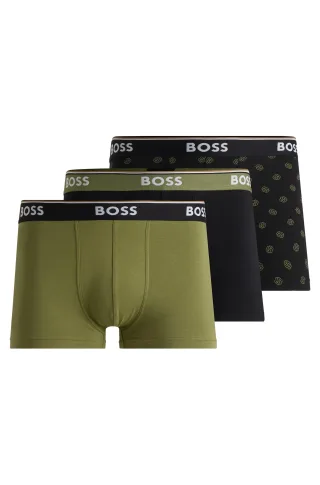 BOSS Menswear Black - Trunk 3P Power Desig patterned - Gr. - XXL