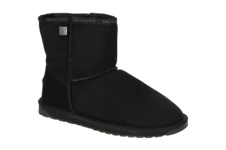 EMU WP20003 BLAK Damen Winterstiefeletten schwarz Echtleder 100% Lammfell-fle...