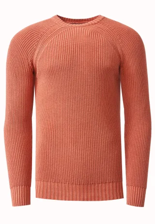 Verwaschener Strick Pullover im Vintage Look