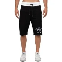 Cipo & Baxx Sweatshorts Herren Gerade Kurze Hose Mid Waist BA-CK300 mit Stick (Naki) mit „Cipo and Baxx 96“