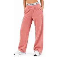 Smilodox Jogginghose Sirel, Trainingshose Damen Oversized Fit Wide-Leg mit Kordelzug Elastischer Bund, Weites Bein, Dezentes Logo, Sport & Freizeit