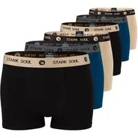 Stark Soul® Boxershorts Herren Boxershorts, Hipster im 6er Pack, Baumwoll-Unterhosen 6er-Pack