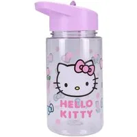 Hello Kitty Trinkflasche Wasserflasche 450 ml Trinkflasche für Kinder unterwegs