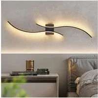 ZMH LED Wandleuchte Innen Wandlampe Flurlampe Modern Design 3000K, Außenleuchtend, LED fest integriert, warmweiß