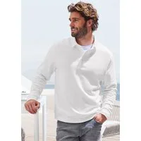 John Devin Sweatshirt Langarm, Pullover mit Polokragen, Baumwolle