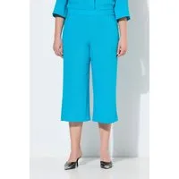 Ulla Popken Culotte Culotte wadenlang weites Bein Elastikbund