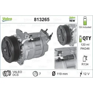 Valeo Klimakompressor 813265 Nissan Primastar Renault Latitude Master Trafic