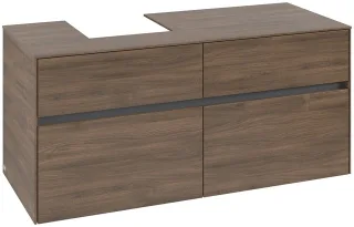 Villeroy & Boch Waschtischunterschrank Collaro C09800 1200x548x500mm Arizona Oak C09800VH
