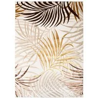 Tapiso Designteppich GOLDEN, rechteckig, Höhe: 16 mm, Wohnzimmer, Schlafzimmer, modern Design