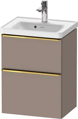 Duravit D-Neo Waschtischunterbau wandhängend Basalt Matt 484x372x625 mm - DE4350034430000 DE4350034430000