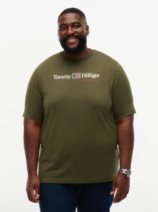 BT-BRAND LOVE RWB GRAPHIC TEE-B Huntsman Green