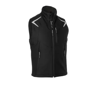 KÜBLER BODYFORCE Softshell Weste schwarz 3XL - 7125 5375-99-3XL