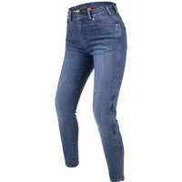Rebelhorn Motorradhose Classic 3 Slim Fit Damen Motorrad Jeans Verbindungsreißverschluss,Hüftprotektoren enthalten,Knieprotektor
