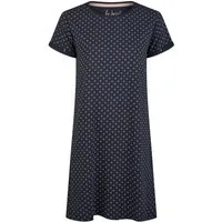 By Louise Nachthemd Damen Schlafshirt mit kurzem Arm (1-tlg) Baumwolle